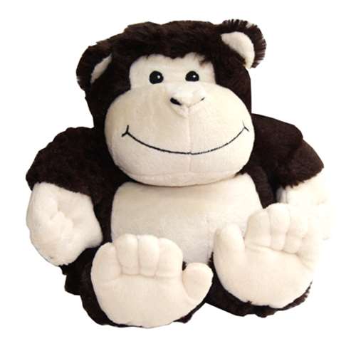 Cozy Plush Microwaveable Monkey
