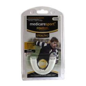 White Powrgard Mouth Guard Stealth2 Age 11+