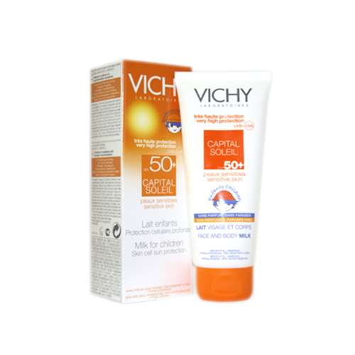 Vichy Capital Soleil Face and Body Milk for Children SPF50+ 100ml