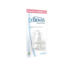 Dr Brown's Natural Flow Preemie Replacement Silicone Teats 2