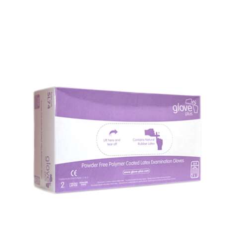 Glove Plus Powder Free Latex Gloves Large x100