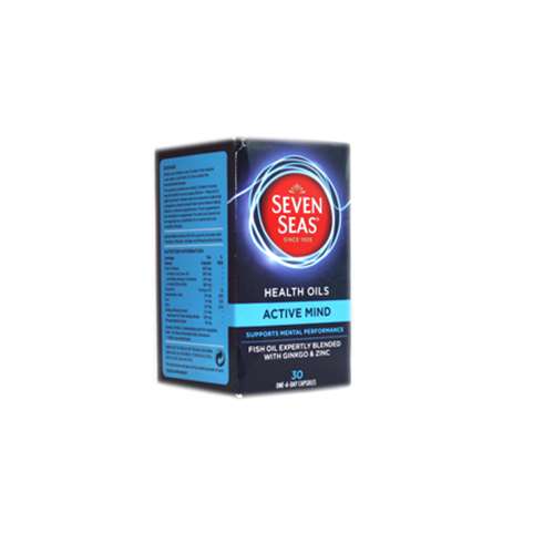 Seven Seas Health Oils Active Mind 30