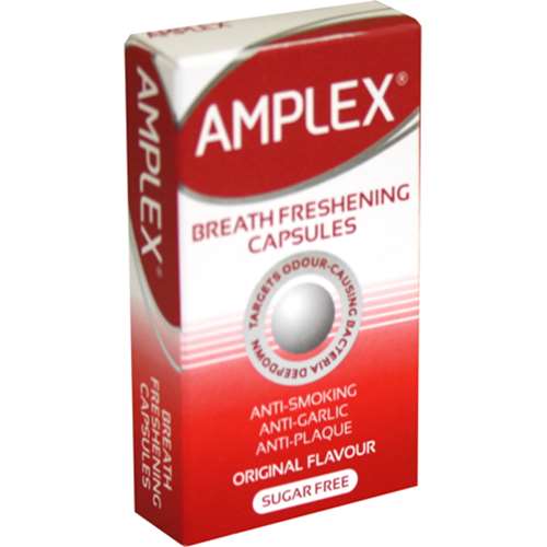 Amplex Sugar Free Breath Freshening Capsules Original 60