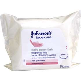 Johnson's Daily Essentials Fragrance Free Facial Cleansing Wipes