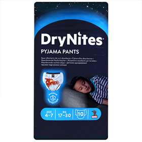 Huggies Boys DryNites Pyjama Pants 4-7 Years (17-30kg) 10 Pack