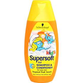 Schwarzkopf Kids Supersoft 2 in 1 Tropical Fruit Shampoo and Conditioner 250ml