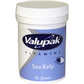 Valupak Vitamins Sea Kelp 90 Tablets