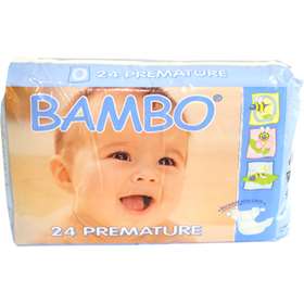 Bambo Premature Nappies (24) 1-3 kg / 2-6 lbs
