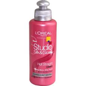 L'Oreal Studio Silk And Gloss Hot Straight Cream 200ml