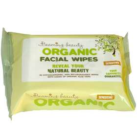 Beaming Baby Organic Facial Wipes 25