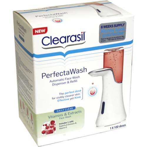 Clearasil Perfecta Wash Automatic Face Wash Dispenser and Refill