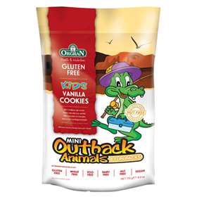 Orgran Gluten Free Kids Outback Animals Vanilla Cookies 175g
