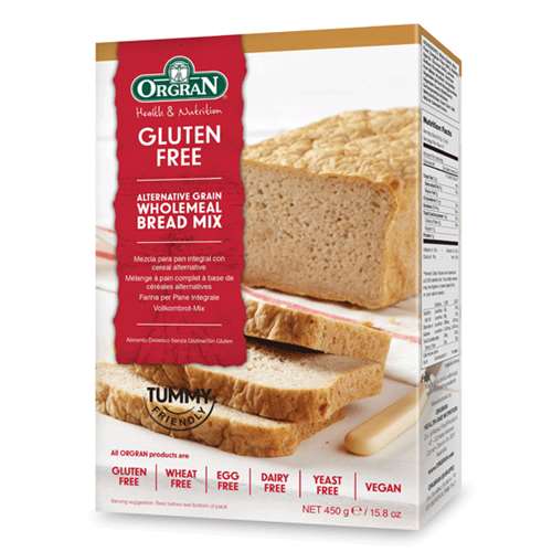 Orgran Gluten Free Wholemeal Bread Mix 450g ExpressChemist.co.uk