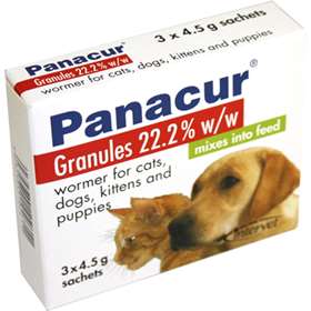 Panacur Wormer Granules 4.5g 3