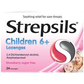 Strepsils Children 6+ Strawberry 24