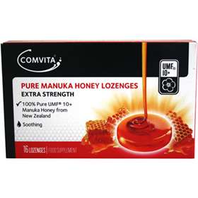 Comvita Pure Manuka Honey UMF 10+ Lozenges 16