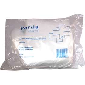 Portia Polythene Disposable Gloves 100