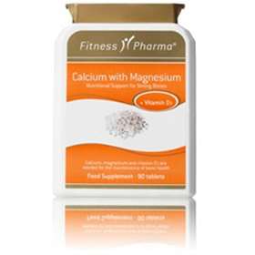 Fitness Pharma Calcium with Magnesium 90 Tablets