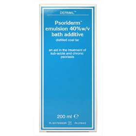 Dermal Psoriderm Emulsion 40% w/v Bath Additive 200ml