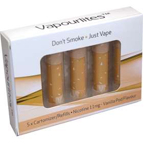 Vapourlites Electronic Cigarette Vanilla Refills 11mg