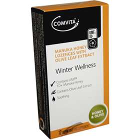 Comvita Manuka Honey UMF 10+ Lozenges With Olive Leaf Extract 12