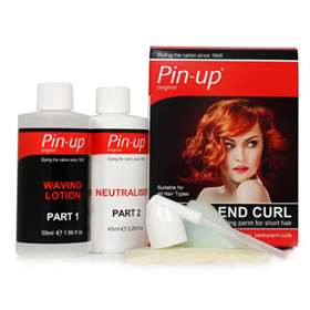 Pin Up Short Hair Permanent Curl Treatment