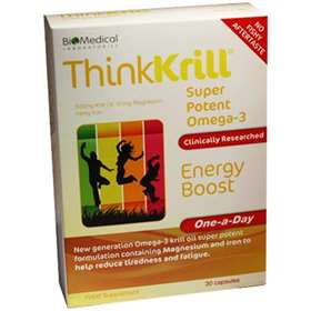 Thinkkrill Super Potent Omega-3 Energy Boost 30 Capsules
