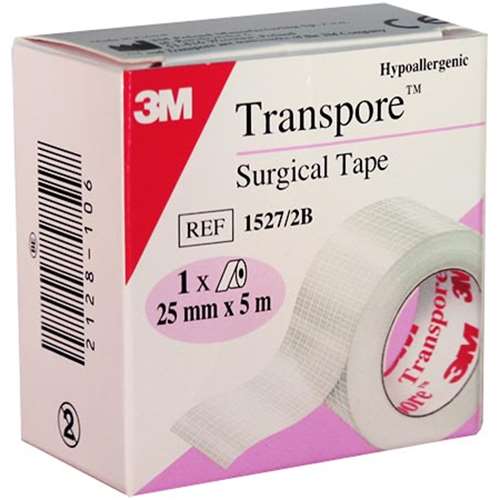 3M Transpore Surgical Tape 25mm x 5 m ExpressChemist.co.uk Buy Online