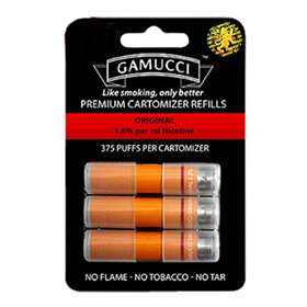 Gamucci Original-Regular 1.6% per ml Nicotine Cartomizer Refills 3