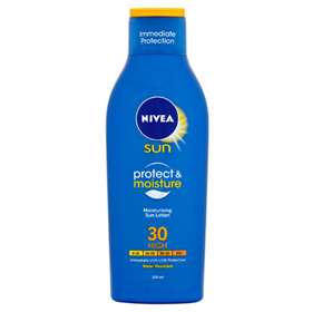 Nivea Sun Protect and Moisture Moisturising Sun Lotion 30 High 200ml