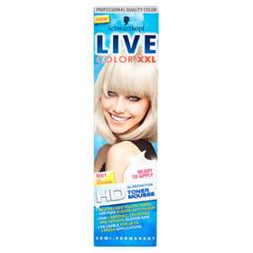 Schwarzkopf Live Color XXL HD High-Definition Toner Mousse Semi-Permanent M01 Icy Platinum 75ml