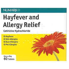 Numark Hayfever and Allergy Relief 60 Tabs