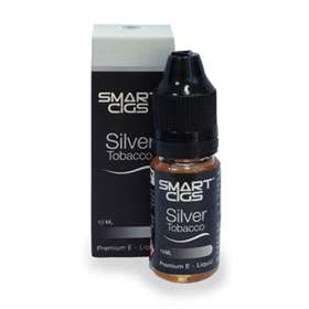 SmartCigs Silver Tobacco E-Cig Liquid 18mg Nicotine 10ml