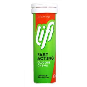 Lift Fast Acting Glucose Chews Orange 10