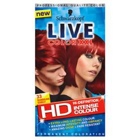 Schwarzkopf Intense Live Color XXL HD Intense Colour Permanent Coloration 33 Scandalous Scarlet