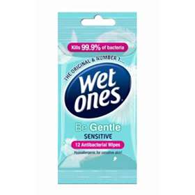 Wet Ones Be Gentle Wipes 12