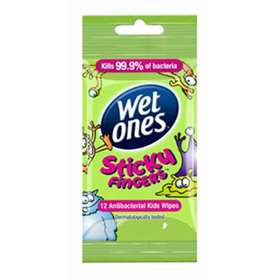 Wet Ones Sticky Fingers Wipes 12