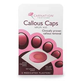 Carnation Callous Caps 2 Medicated Plasters