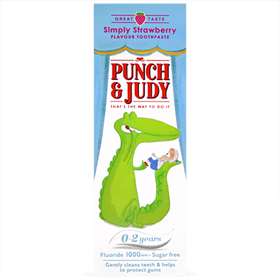 Punch & Judy Children's Toothpaste Strawberry 0-2 Years 50ml