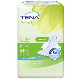 Tena Lady Mini Pads With Wings 18