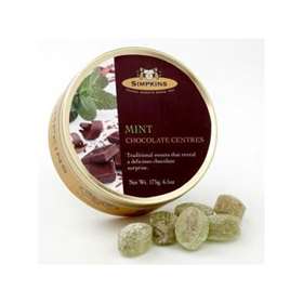 Simpkins Mint Chocolate Centres Travel Sweets 175g
