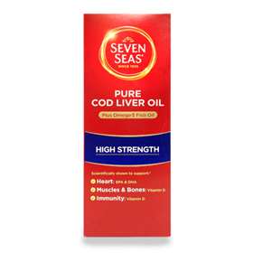 Seven Seas High Strength Pure  Cod Liver Oil 150ml