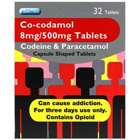 Co-Codamol Paracetamol & Codeine Caplets 32