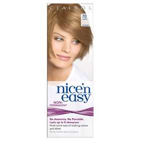 Clairol Nice'n Easy Non-Permanent Hair Colour Up To 8 Washes Beige Blonde 70