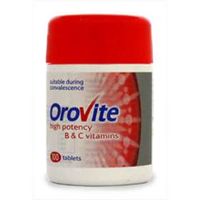 Orovite High Potency B & C Vitamins 100 Tablets