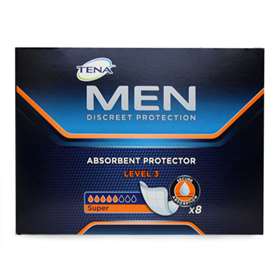 Tena for men discreet protection level 3 8 pads
