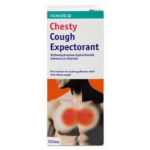 Numark Chesty Cough Expectorant 200ml ExpressChemist.co.uk Buy Online