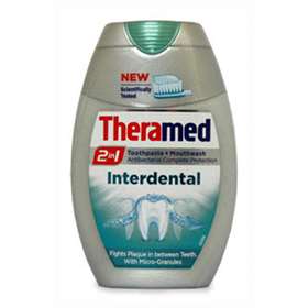 Theramed 2 in 1 Toothpaste and Mouthwash Interdental 75ml