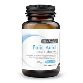Vega Folic Acid 400µg 90 Capsules