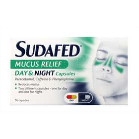 Sudafed Mucus Relief Day & Night Capsules 16